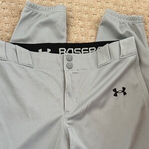 Under Armour Light Gray Baseball Pants